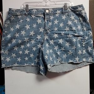 Denim shorts